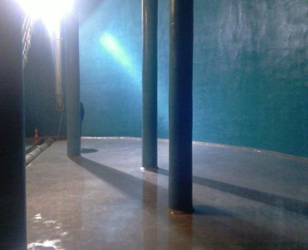 Trinkwasserbeh&auml;lter Bad Nauheim &ndash; Nassspritzverfahren mit MICROTOP TW NSM